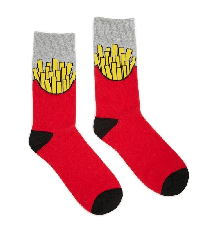 Meias batatas fritas