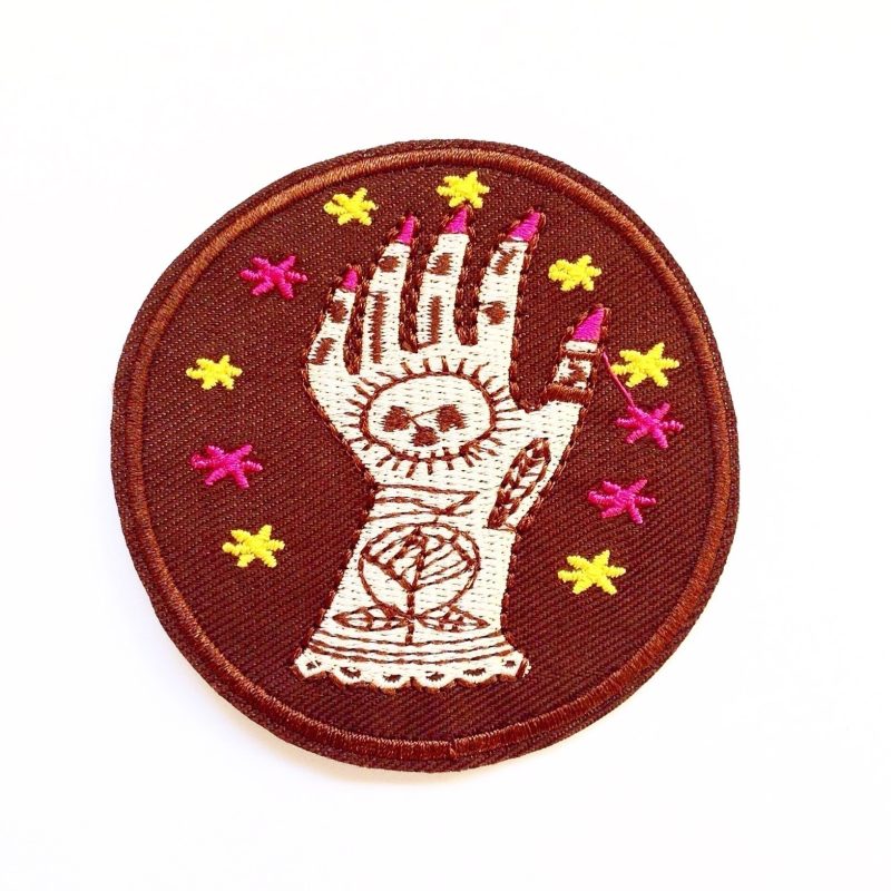 Skull hand