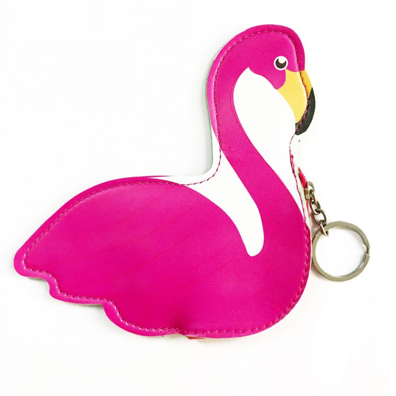 Porta-moedas flamingo