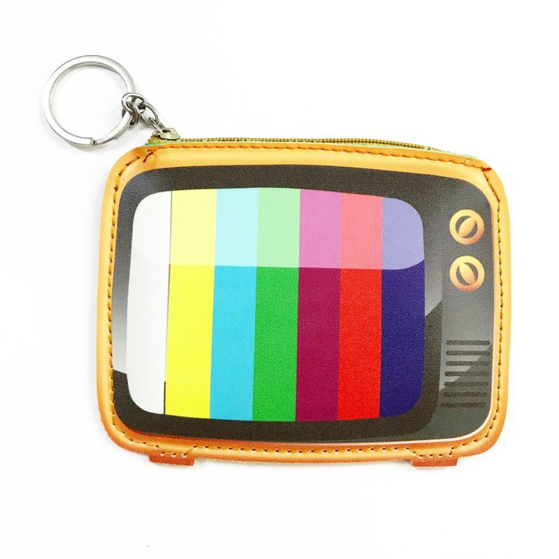 Porta-moedas retro TV